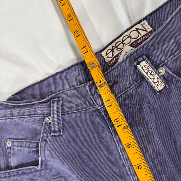 VINTAGE 80’s Sasson jeans purple 11/12  Lot A - Picture 6 of 7